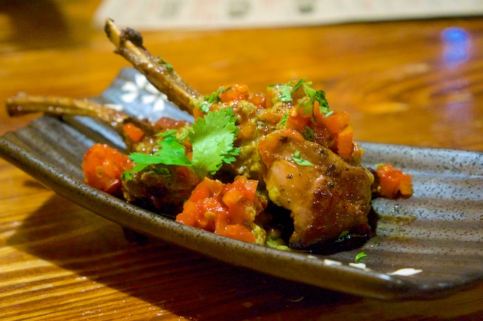 Peruvian lamb cutlets - Spice crusted lamb, with lime, garlic, and assorted herbs
